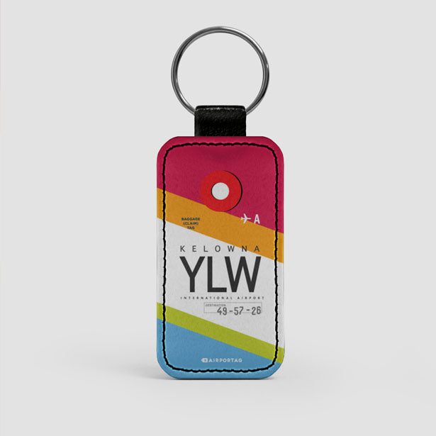 YLW - Leather Keychain - Airportag