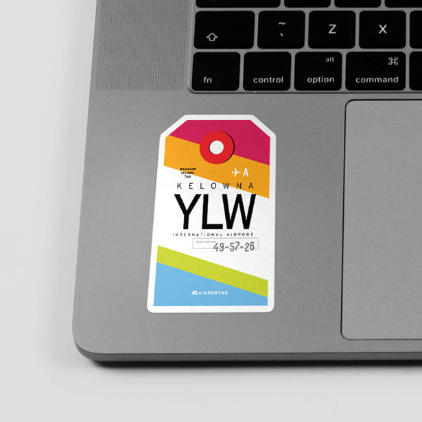 YLW - Sticker - Airportag