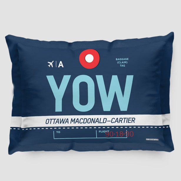 YOW - Pillow Sham - Airportag