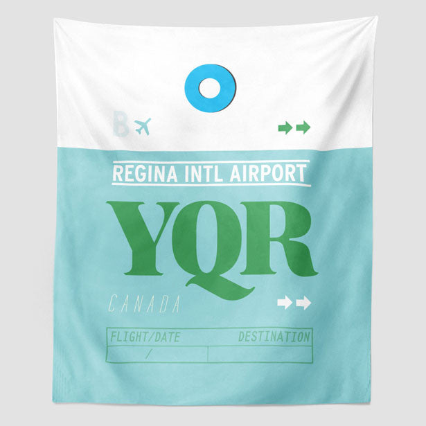 YQR - Wall Tapestry - Airportag