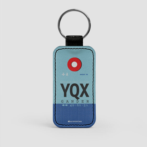 YQX - Leather Keychain - Airportag