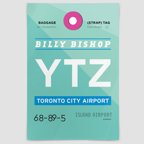 YTZ - Poster - Airportag