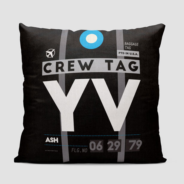 YV - Throw Pillow - Airportag