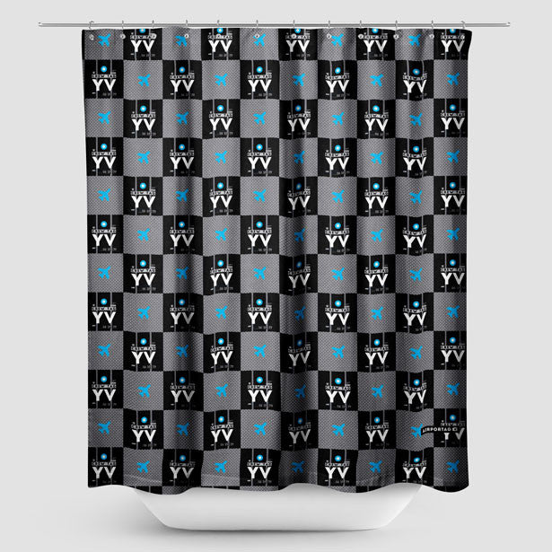 YV - Shower Curtain - Airportag
