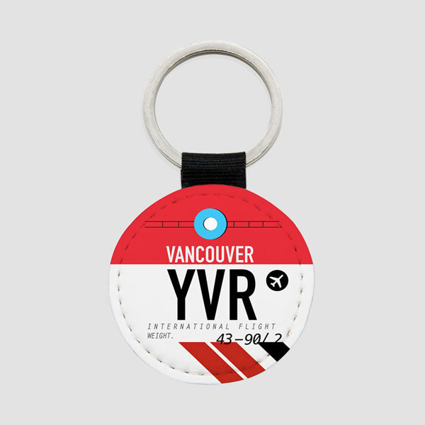 YVR - Round Keychain