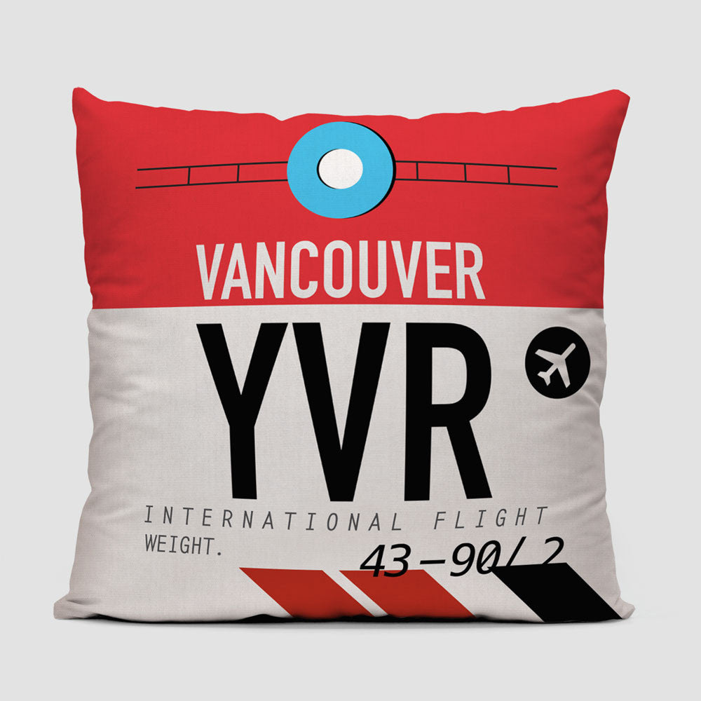 YVR - Throw Pillow - Airportag