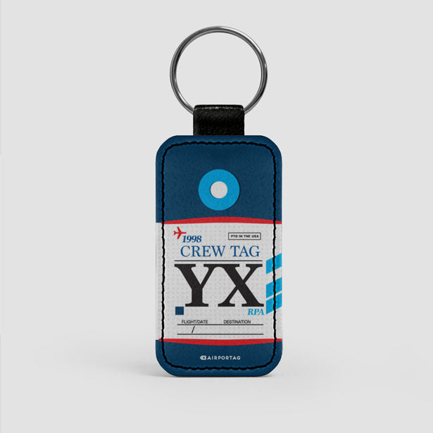 YX - Leather Keychain - Airportag