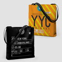 Tote Bag - YYC - Calgary International Airport - IATA code YYC