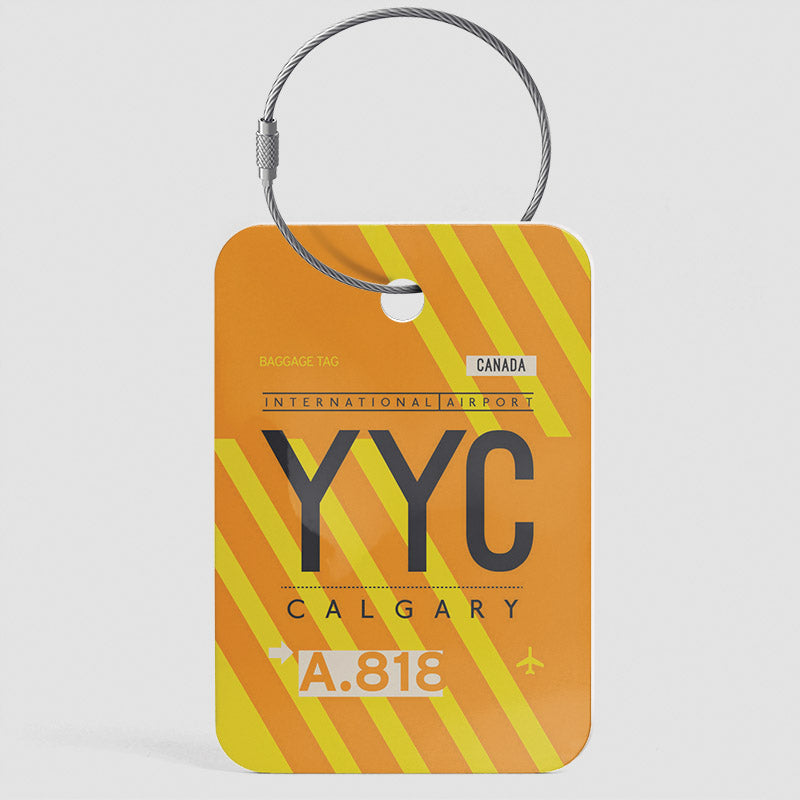 YYC - Étiquette de bagage