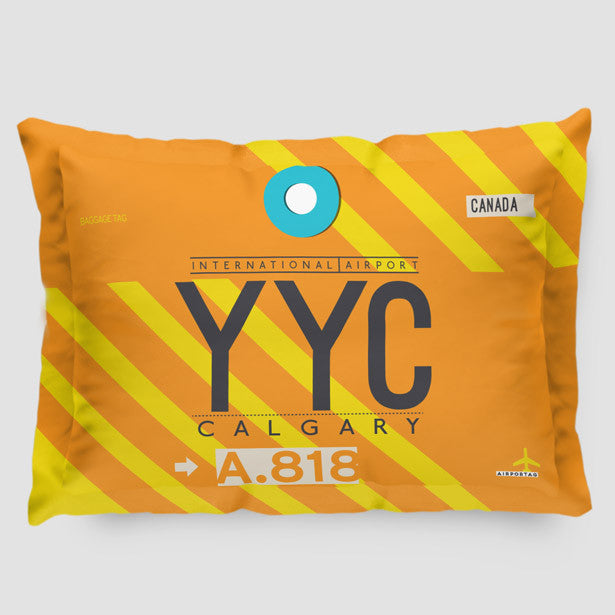 YYC - Pillow Sham - Airportag