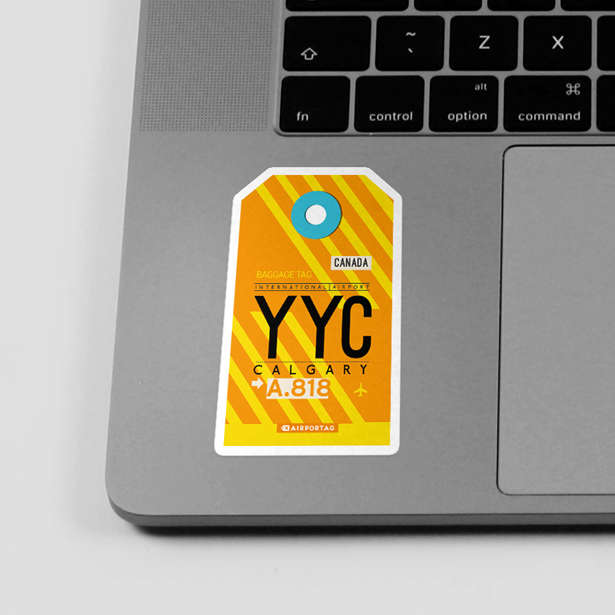 YYC - Sticker - Airportag