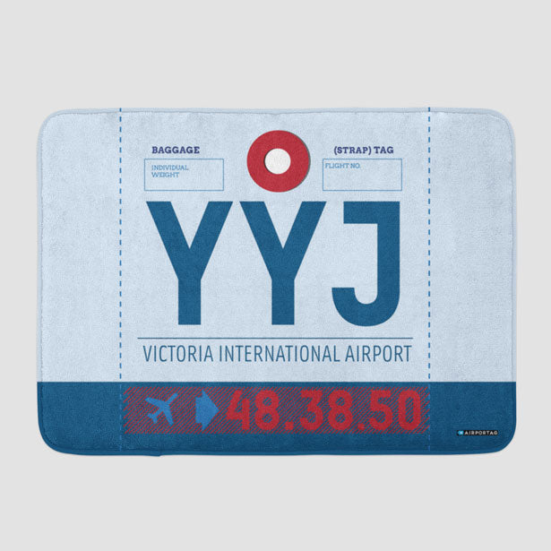 YYJ - Bath Mat - Airportag