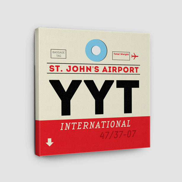 YYT - Canvas - Airportag
