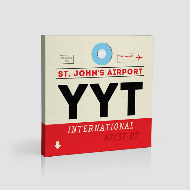 YYT - Canvas - Airportag