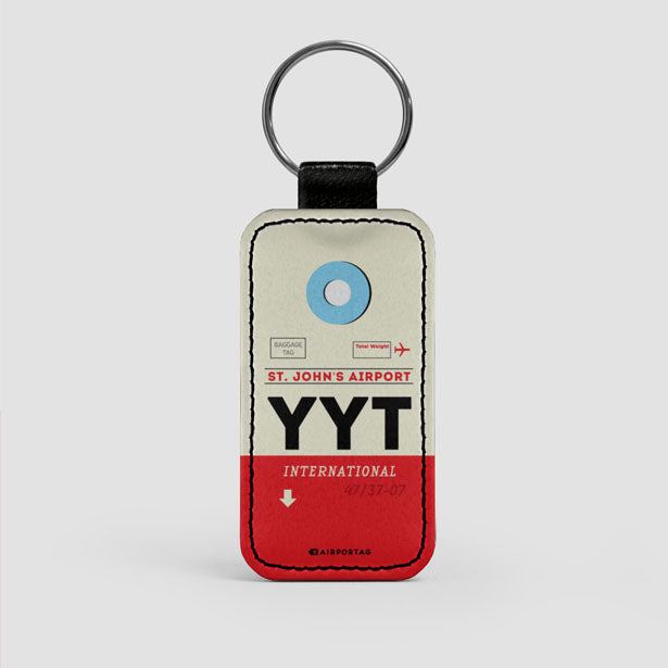 YYT - Leather Keychain - Airportag
