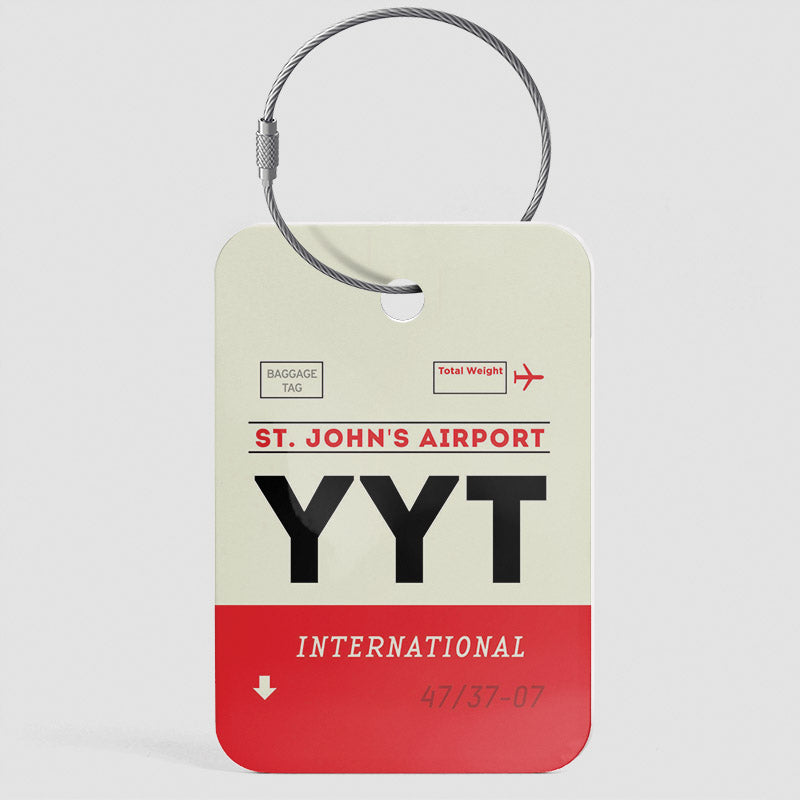 YYT - Étiquette de bagage
