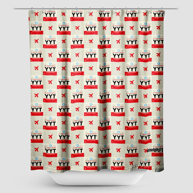 YYT - Shower Curtain - Airportag