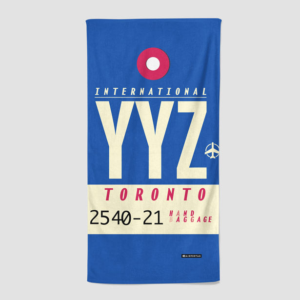 YYZ - Beach Towel - Airportag