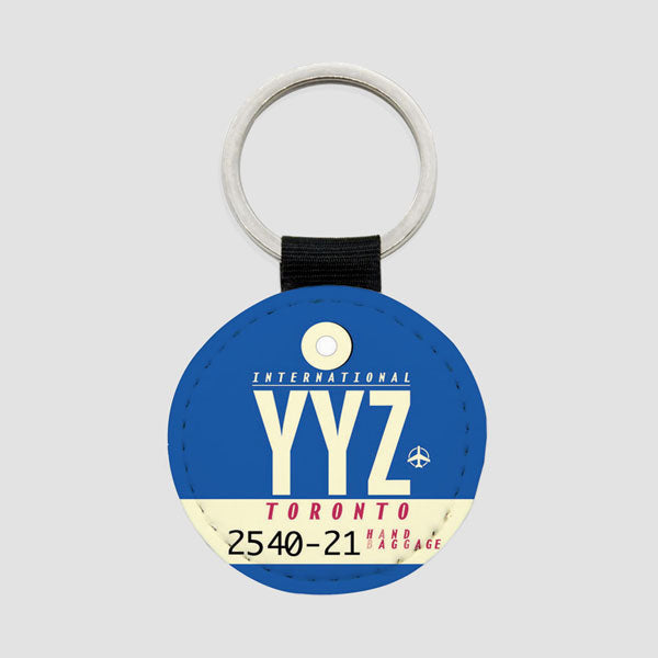 YYZ - ラウンド キーチェーン