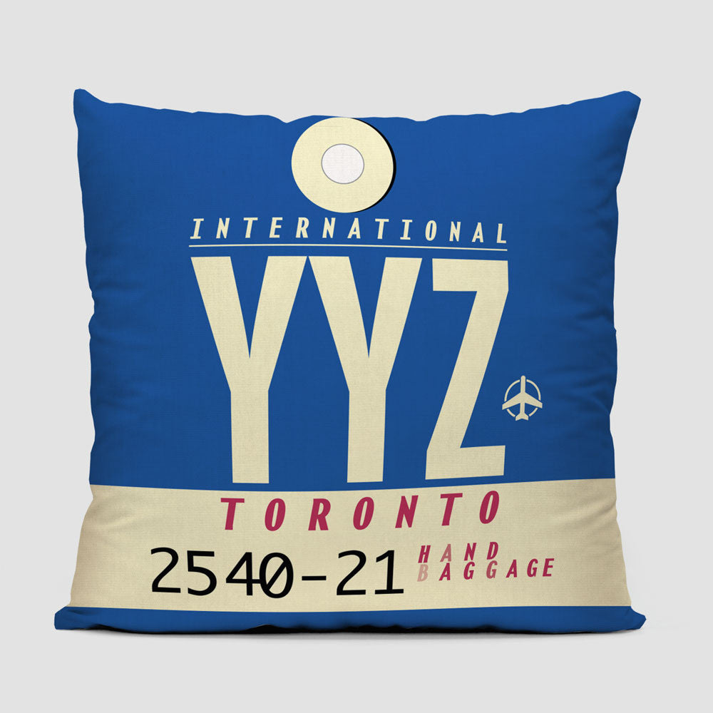 YYZ - Throw Pillow - Airportag