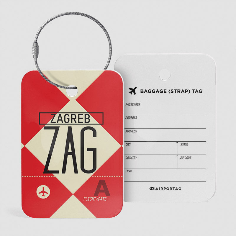 ZAG - Étiquette de bagage