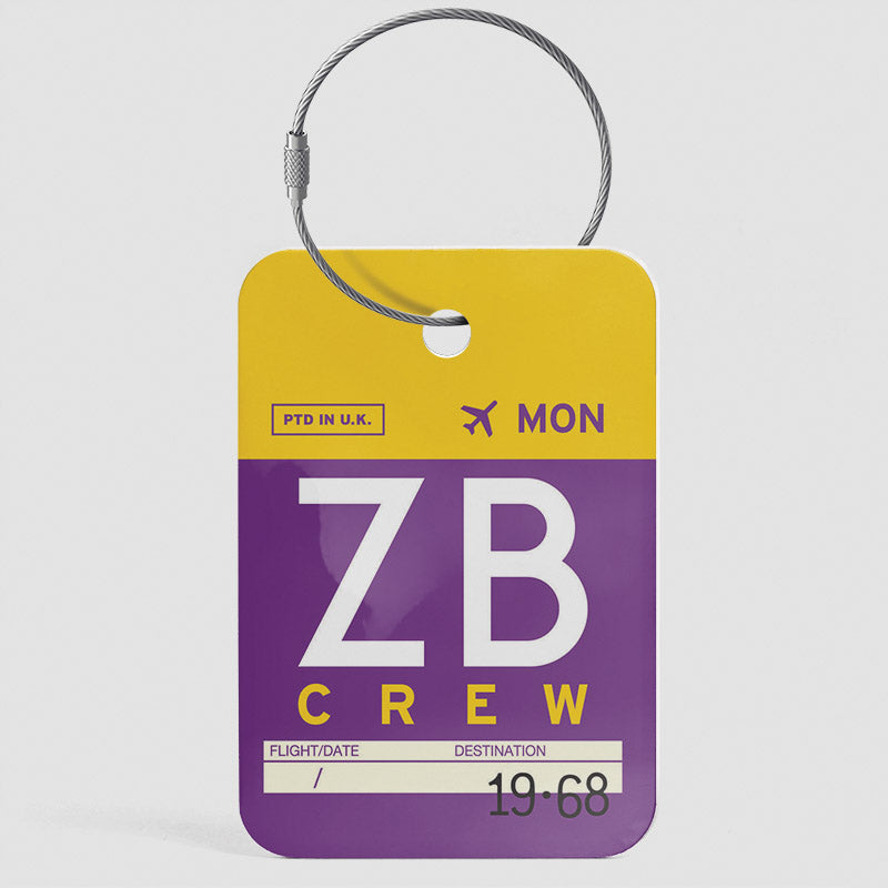 ZB - Étiquette de bagage