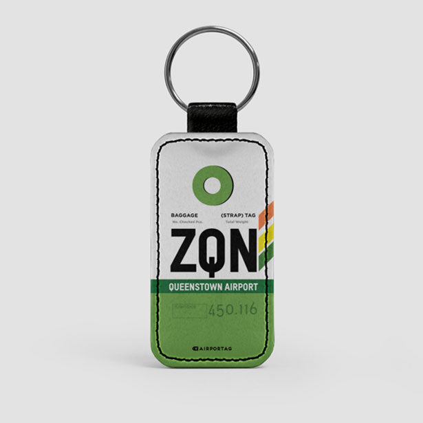 ZQN - Leather Keychain - Airportag