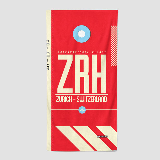 ZRH - Beach Towel - Airportag