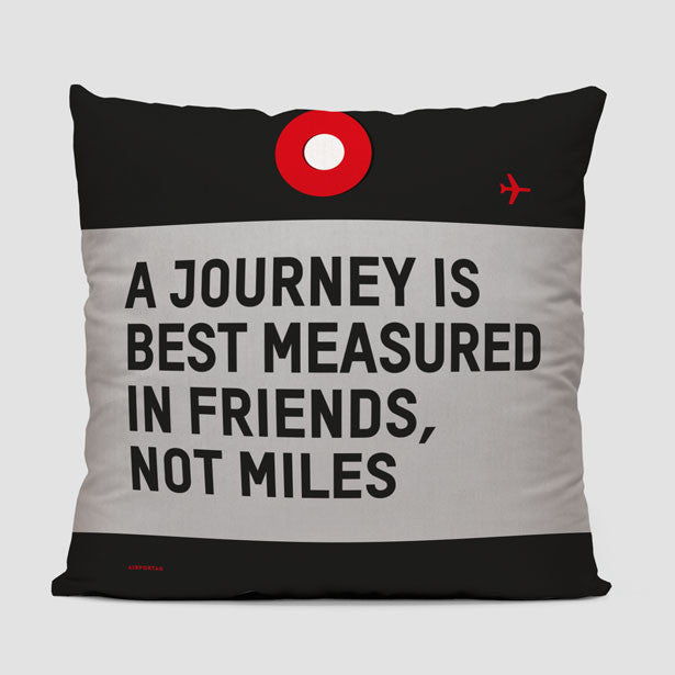 A Journey is - Throw Pillow - Airportag