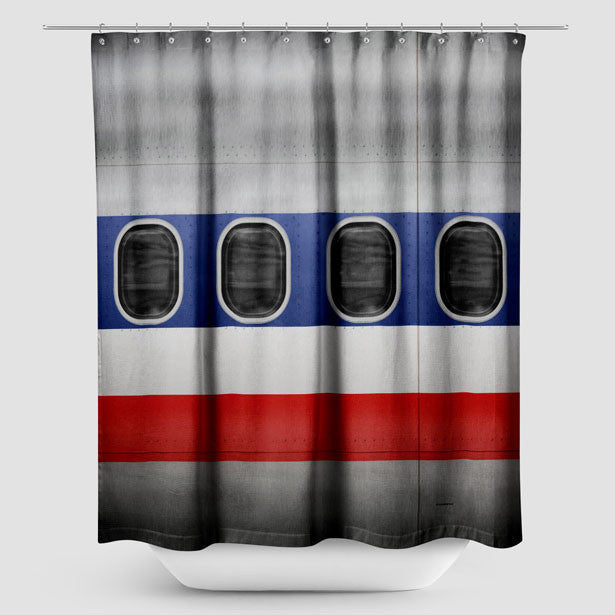 AA Plane - Shower Curtain - Airportag