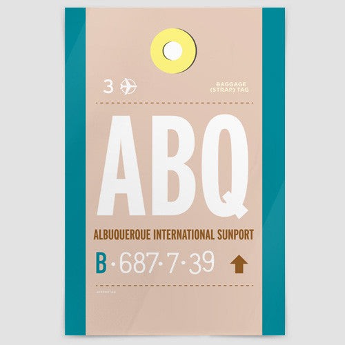 ABQ - Poster - Airportag