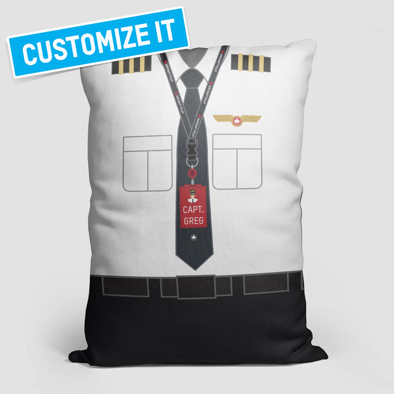 AC Pilot Uniform - Throw Pillow