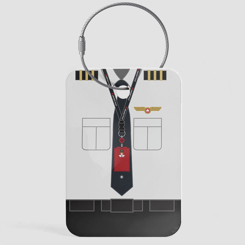 Uniforme de pilote AC - Étiquette de bagage