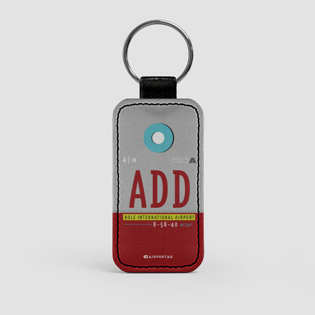 ADD - Leather Keychain airportag.myshopify.com
