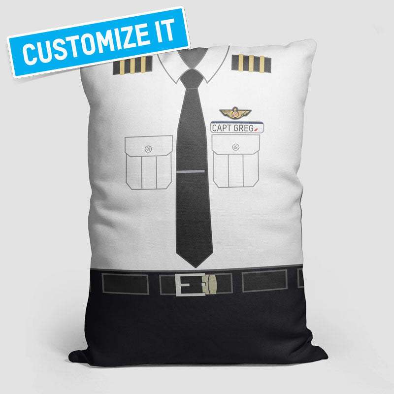 AF Pilot Uniform - Throw Pillow
