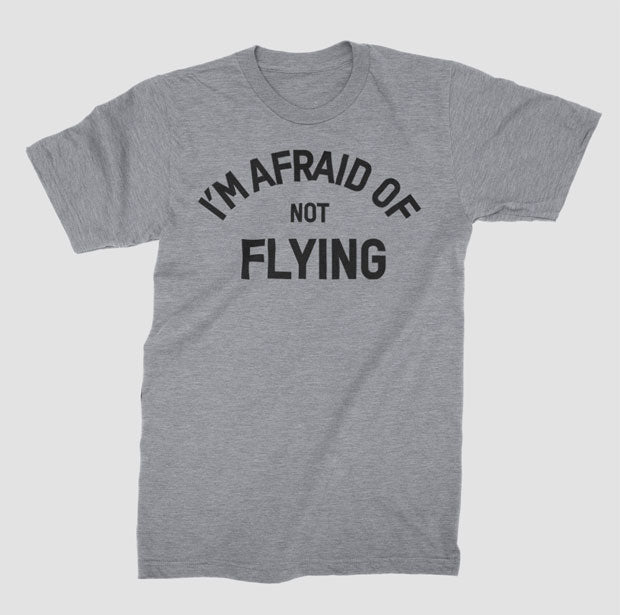 Afraid Flying - T-Shirt airportag.myshopify.com