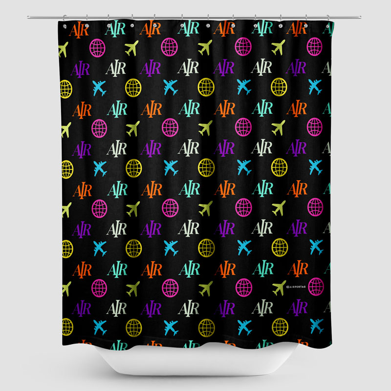 Air Fly Pattern - Shower Curtain