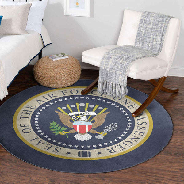 Air Force One Round Rug1