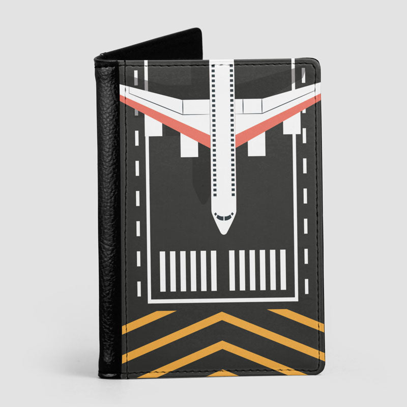 Plane and Runway - Passport Cover