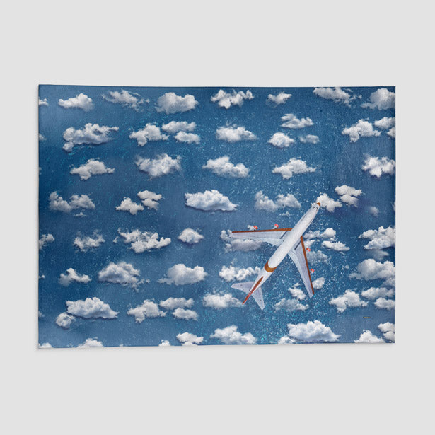 Airplane Cruising - Rectangular Rug airportag.myshopify.com