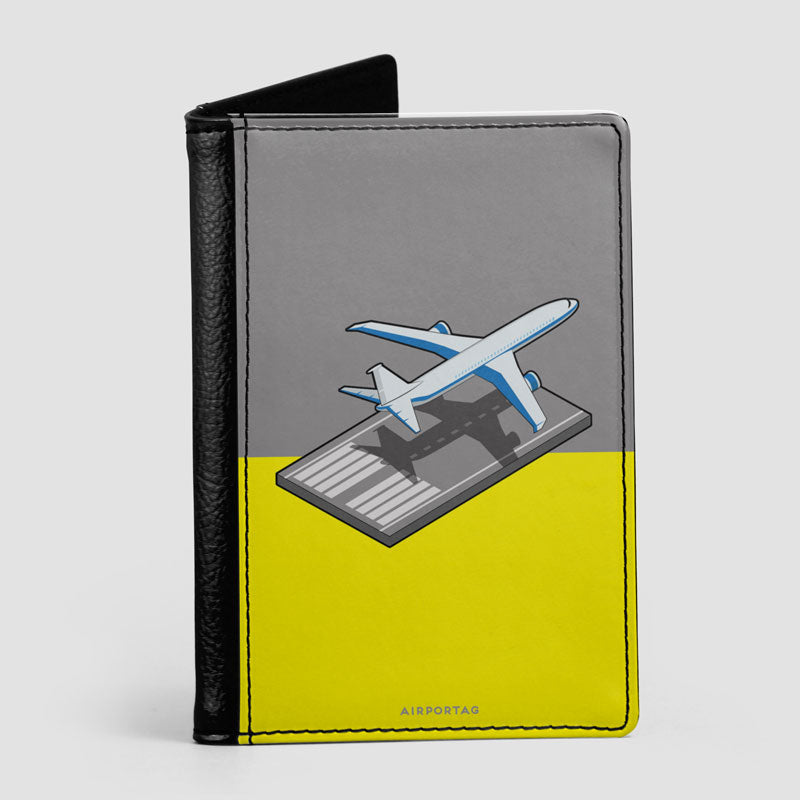 Airplane Runway Isometric - Passport Cover