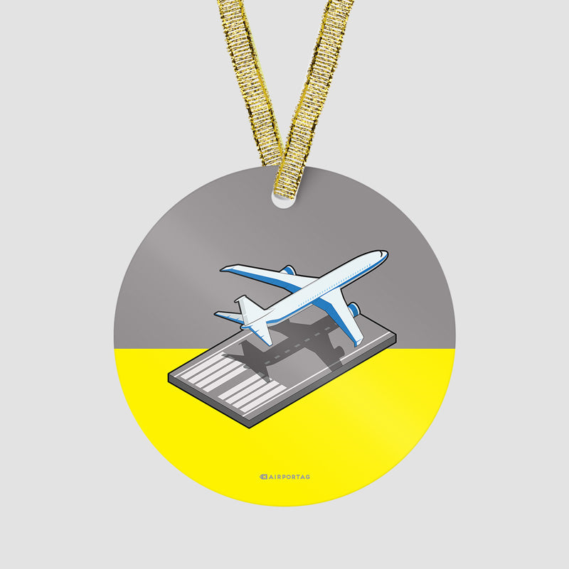 Airplane Runway Isometric - Ornament