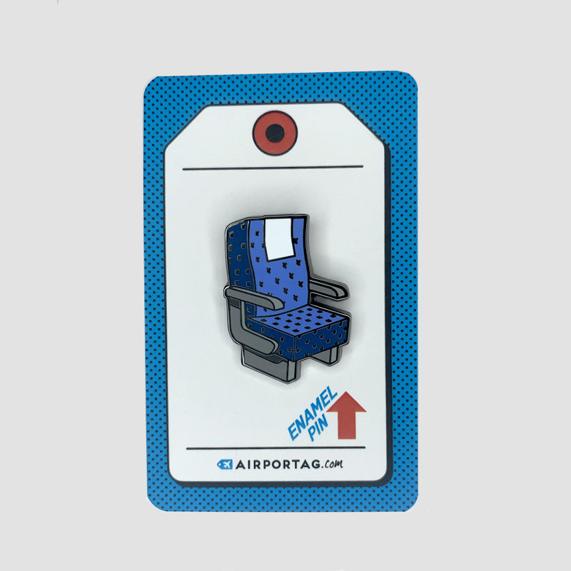 Airplane Seat - Enamel Pin