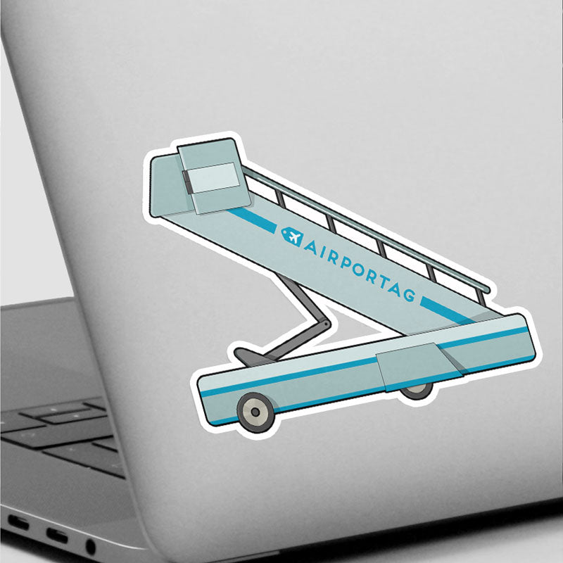 Airplane Stairs - Sticker