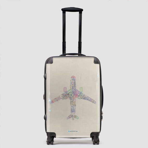 Airplane Stamps - Luggage airportag.myshopify.com