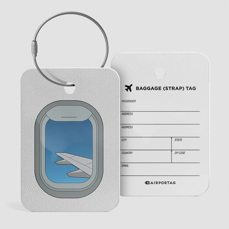 Airplane Window - Luggage Tag