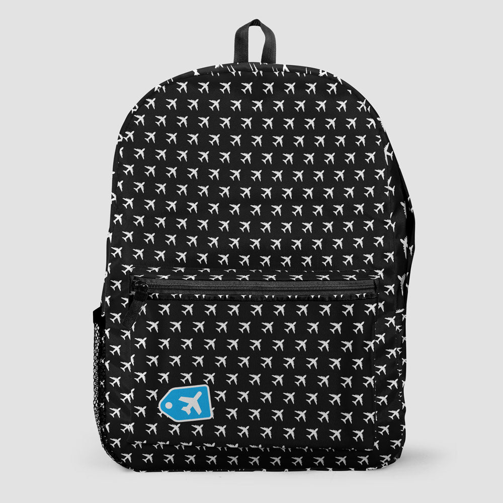 Airplanes Pattern - Backpack - Airportag