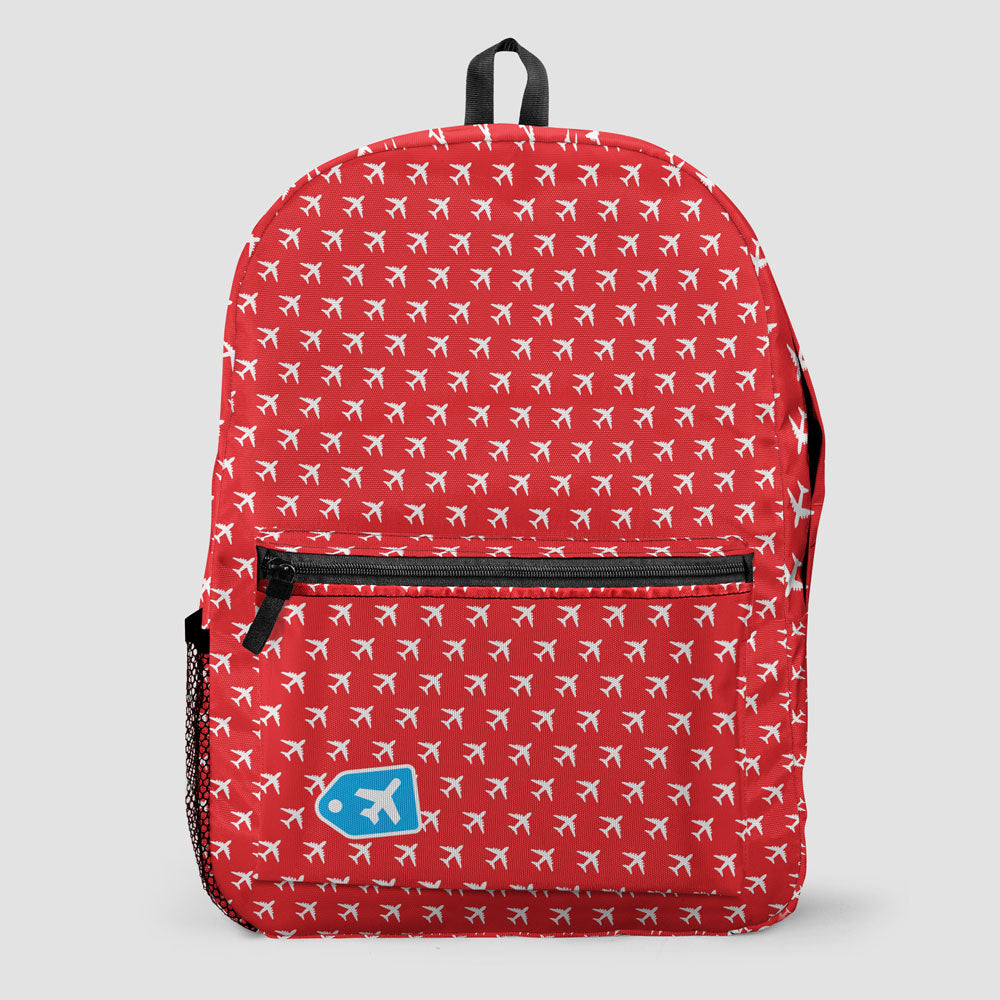 Airplanes Pattern - Backpack - Airportag