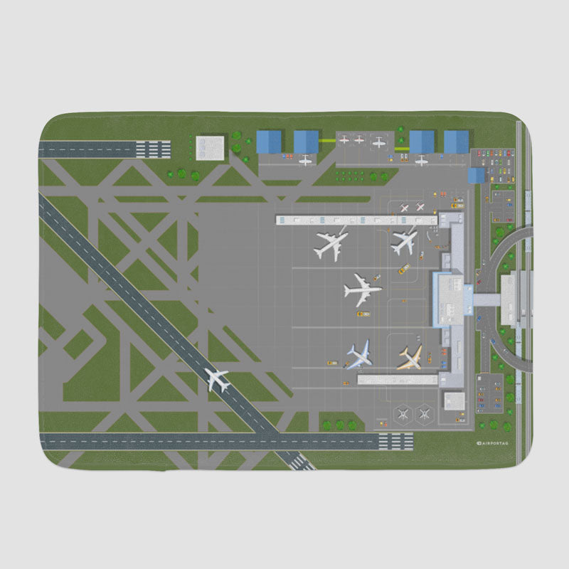 空港平面図 - バスマット