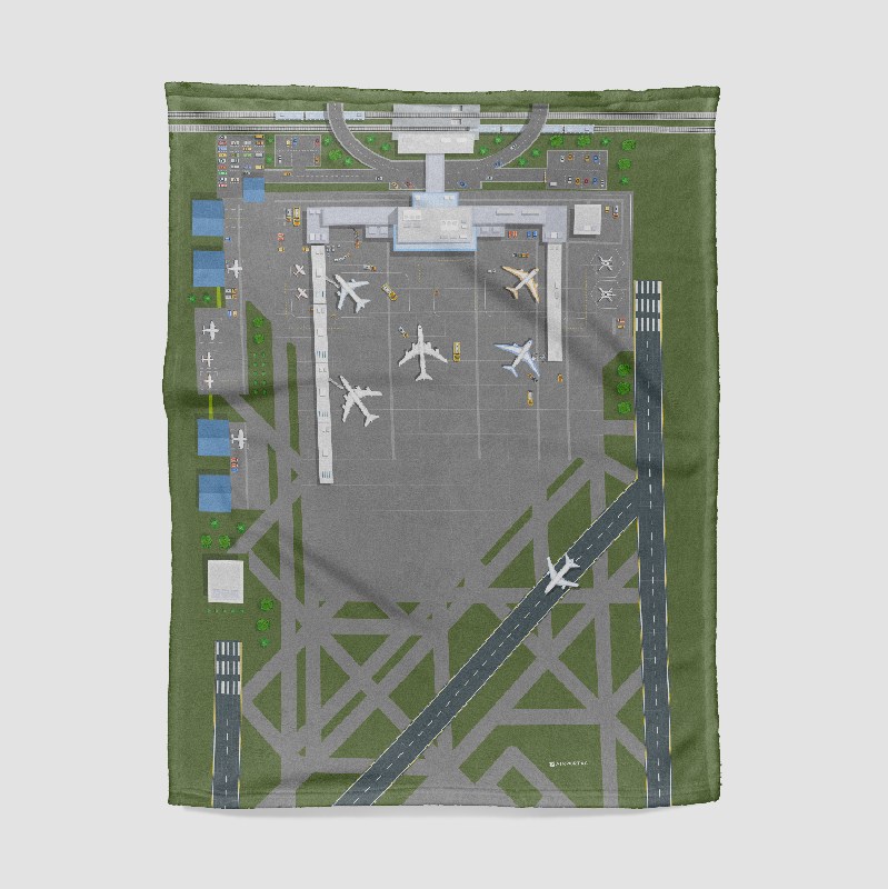 Airport Top View - Blanket